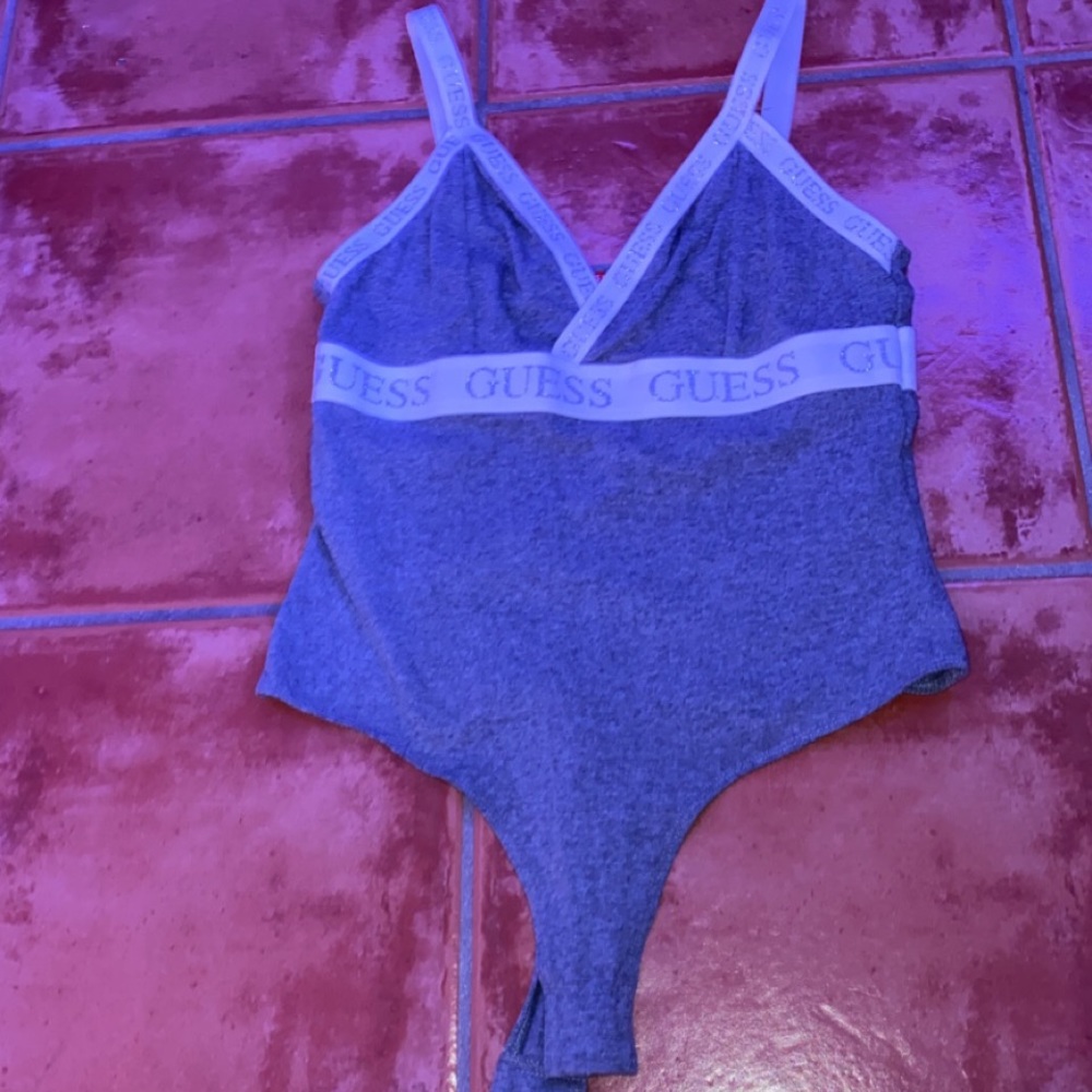Guess grey bodysuit